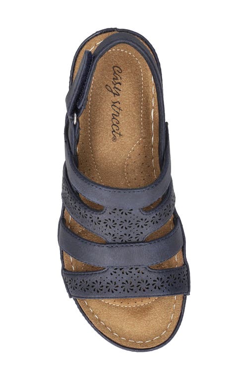 EASY STREET EASY STREET ALEXI SLINGBACK PLATFORM WEDGE SANDAL