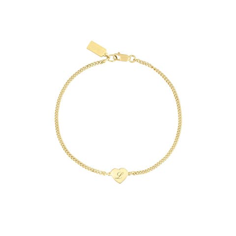 Emerson Initial Heart Bracelet