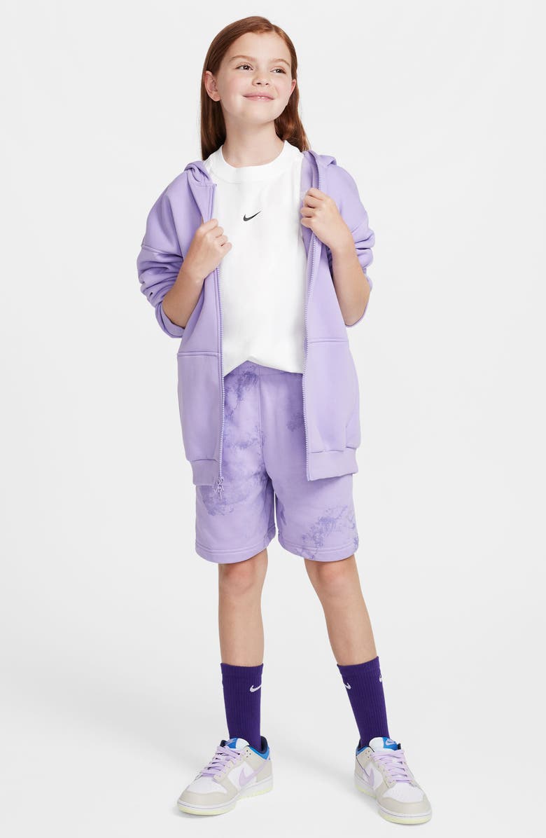 Nike Kids' Sportswear Oversize Cotton T-Shirt, Alternate, color, 100 White