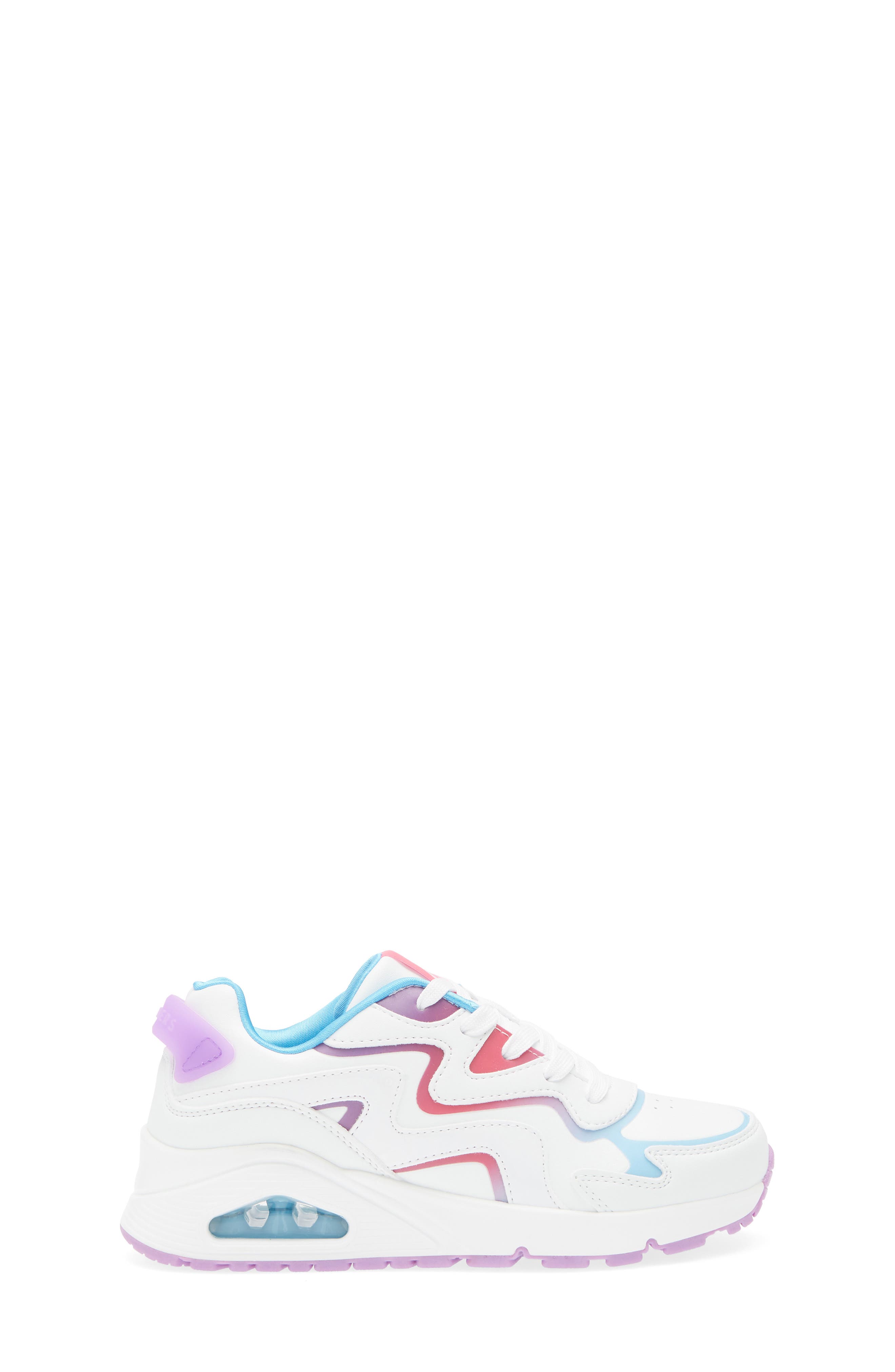 Kids' Uno Gen1 Sneaker, Alternate, color, WHITE SYNTHETIC/ MULTI TRIM