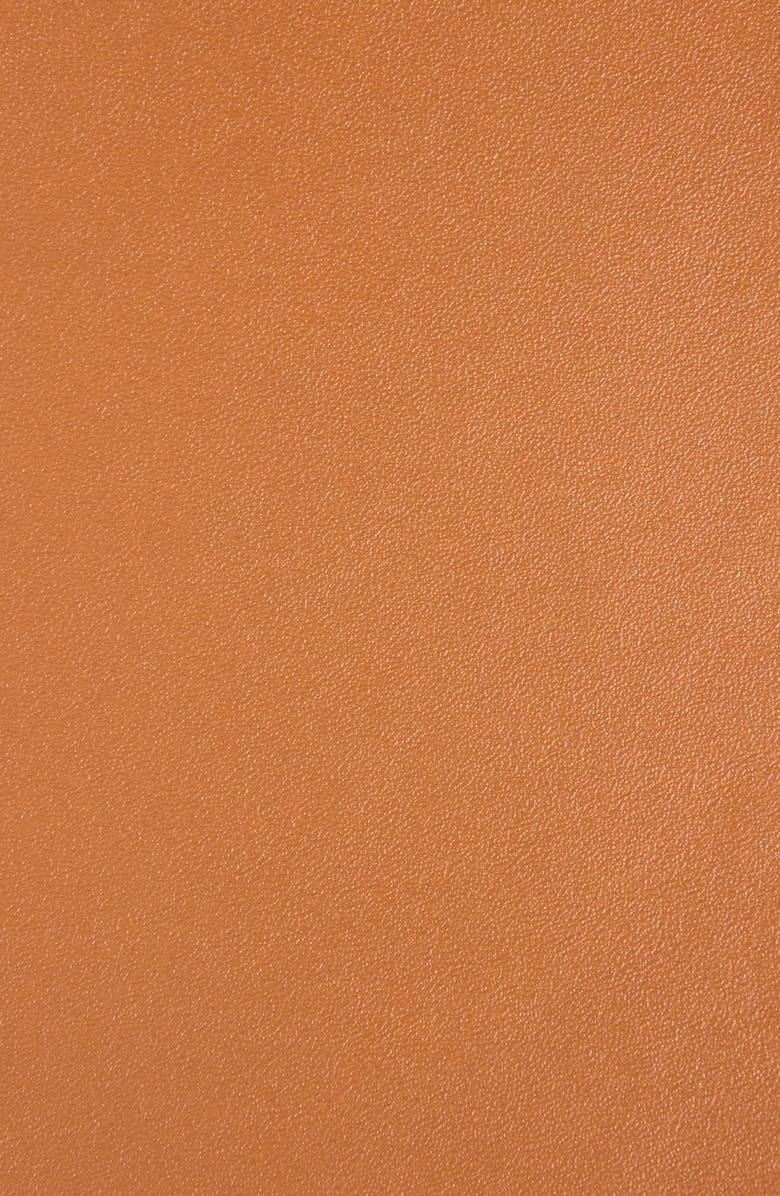 Max Mara Square Buckle Leather Belt, Alternate, color, Tobacco