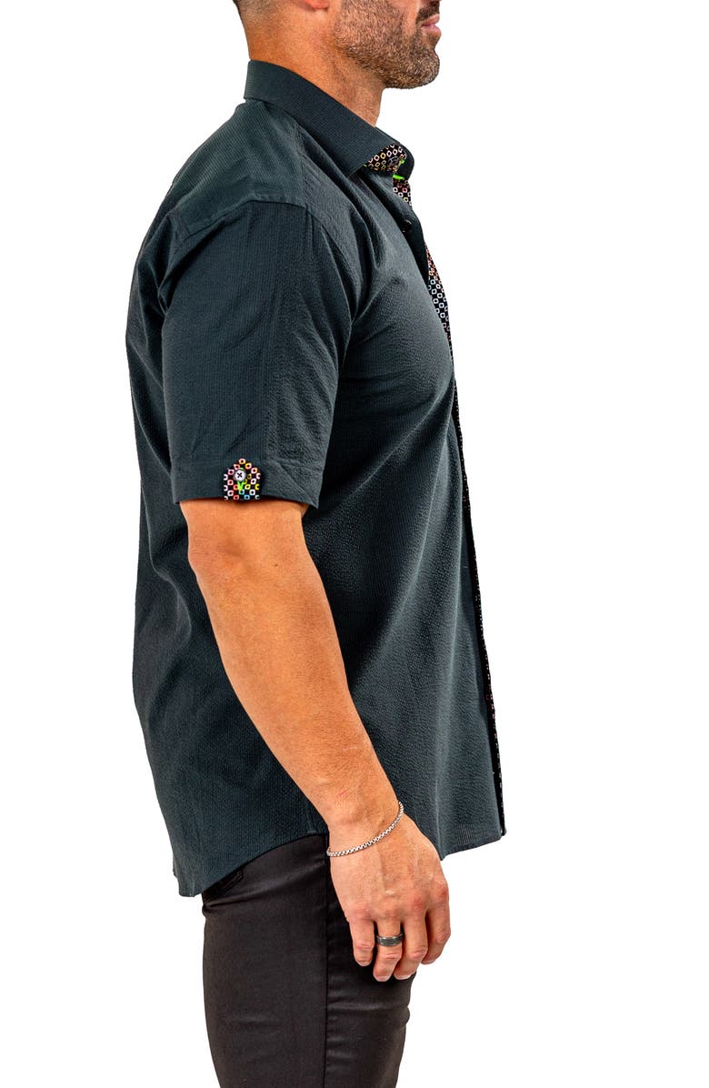 Maceoo Galileo Marthy Short Sleeve Button-Up Shirt, Alternate, color,