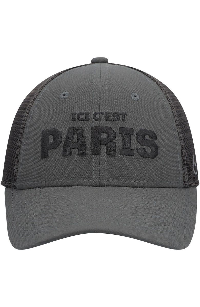 Nike Youth Nike Anthracite Paris Saint-Germain Legacy91 Performance Flex Hat, Alternate, color, Anthracite