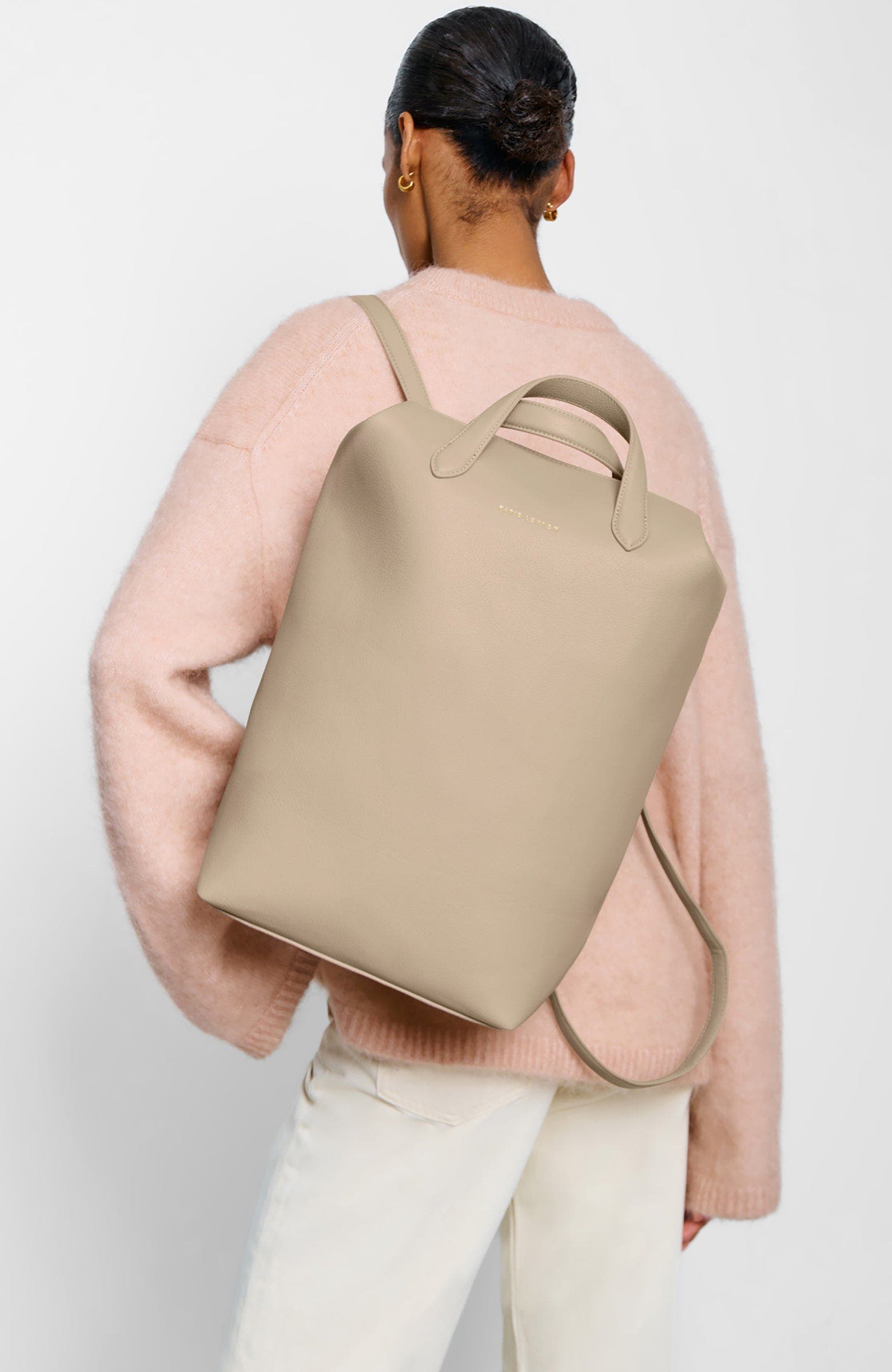 Katie Loxton Milan Cabin Travel Backpack, Alternate, color, Light Taupe