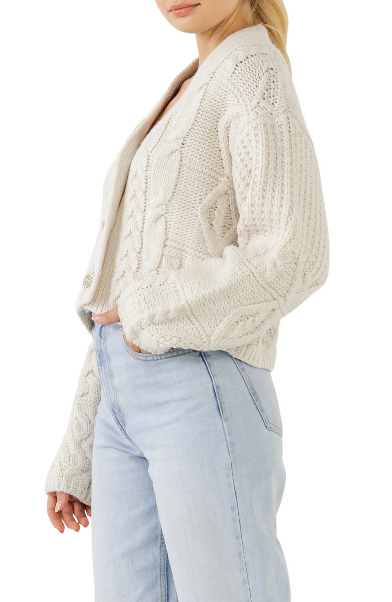 Endless Rose Button-Up Cardigan, Alternate, color, 