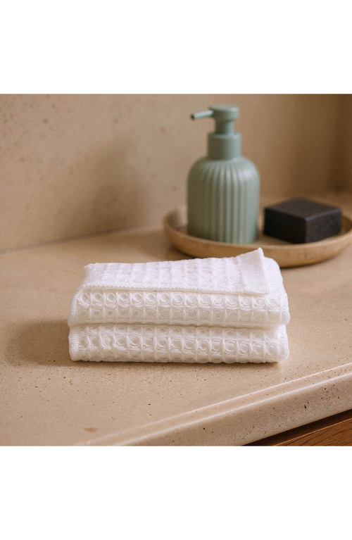 Italic Sedona Waffle Towels In White
