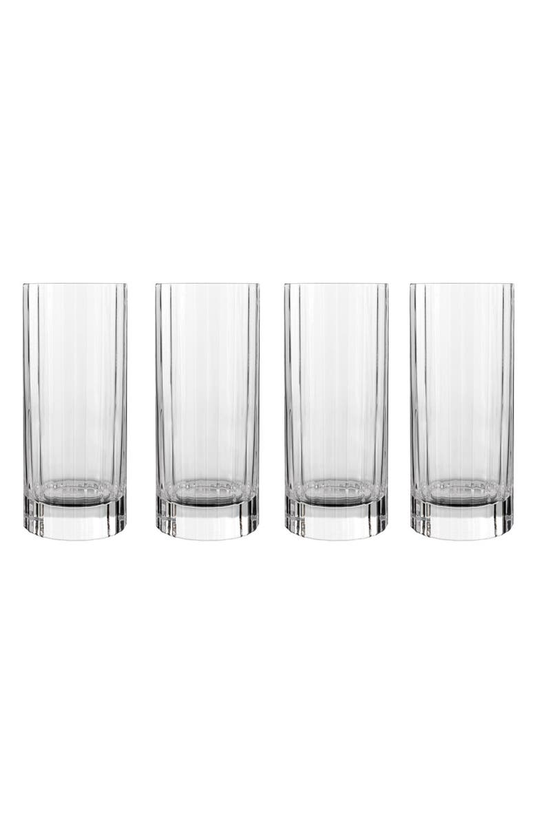 Luigi Bormioli Bach Set of 4 Beverage Glasses, Main, color, 