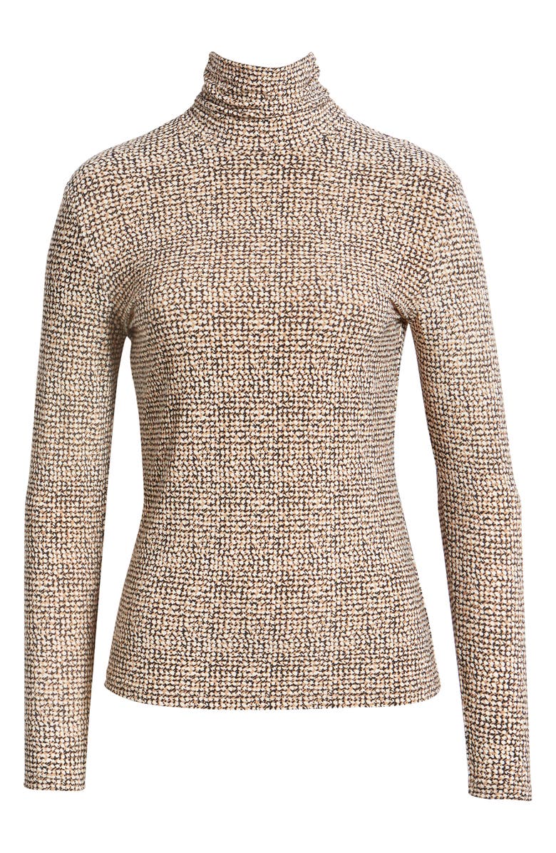 Anne Klein Long Sleeve Turtleneck Top, Alternate, color, 