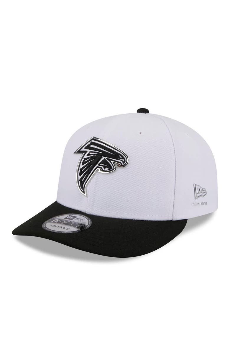 New Era Men's New Era  White/Black Atlanta Falcons 2026 NFL Draft Pre-Curved 9FIFTY Snapback Hat, Main, color, White