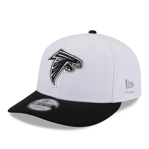 Men's New Era  White/Black Atlanta Falcons 2026 NFL Draft Pre-Curved 9FIFTY Snapback Hat
