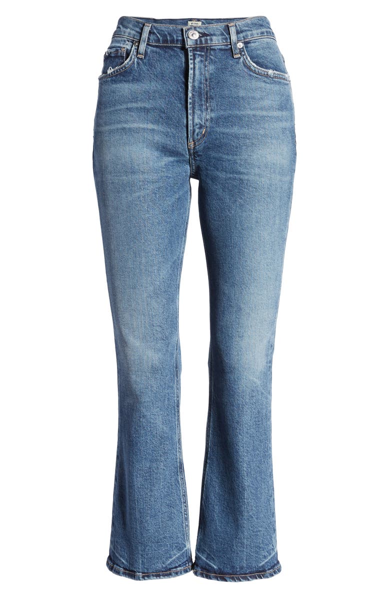 Citizens of Humanity Demy High Waist Crop Flare Jeans, Alternate, color,