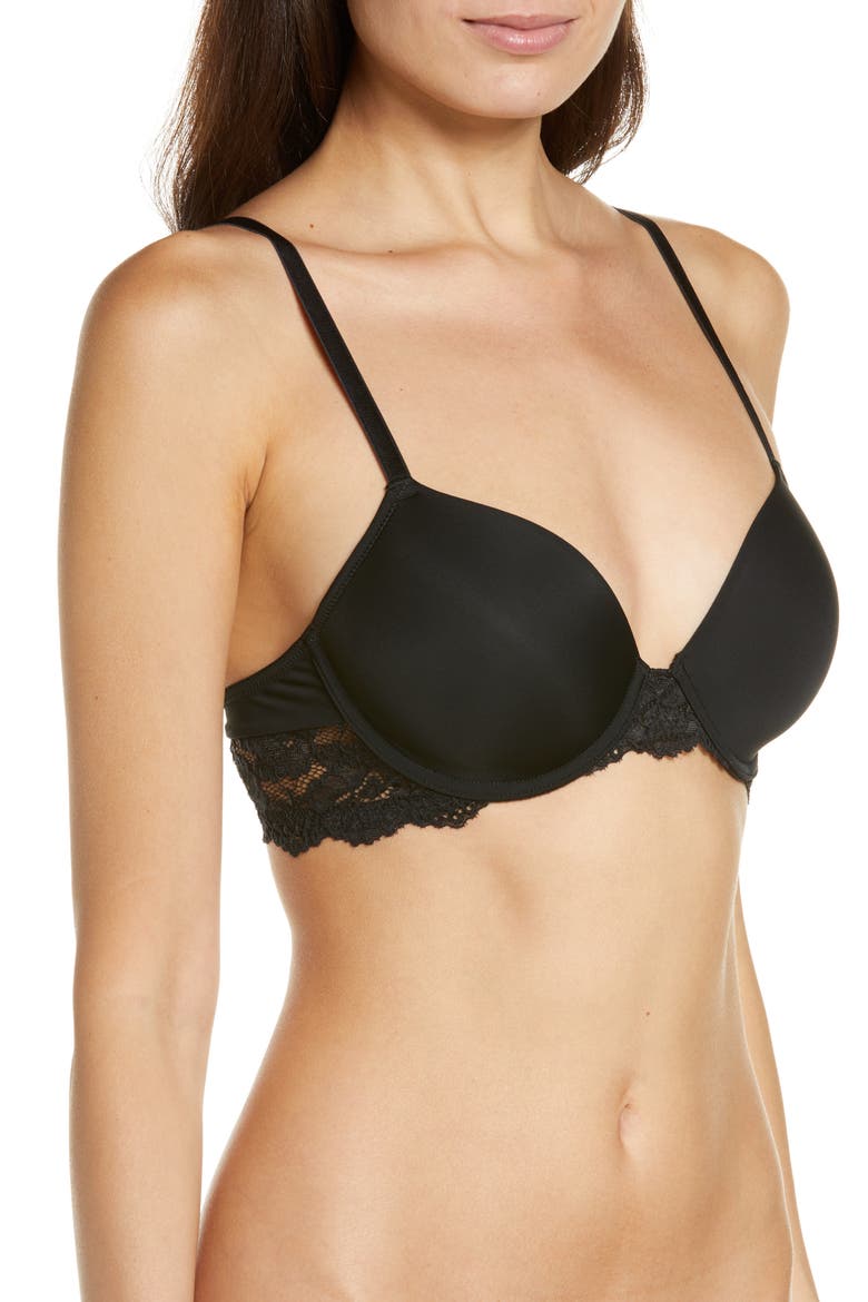 Goddess Multiway Underwire T-Shirt Bra, Alternate, color, BLACK