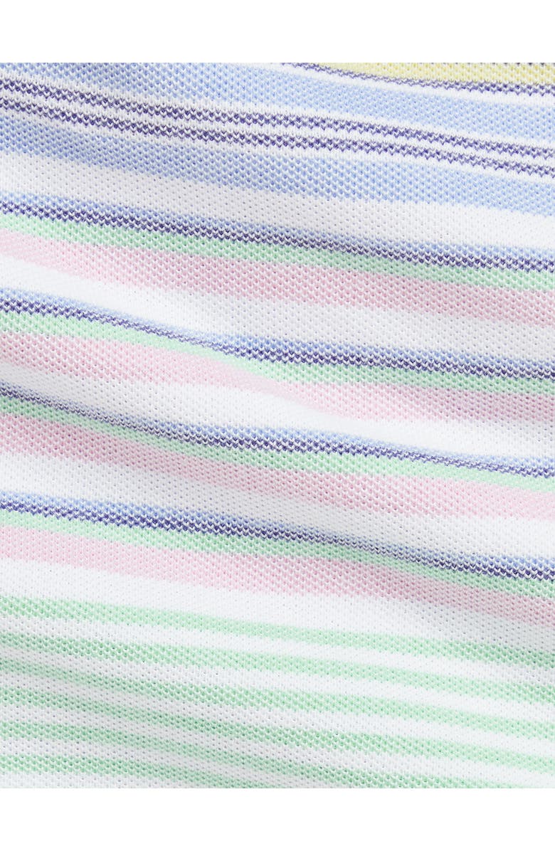 Ralph Lauren Stripe Oxford Cotton Snap-Up Hooded Jacket, Alternate, color,