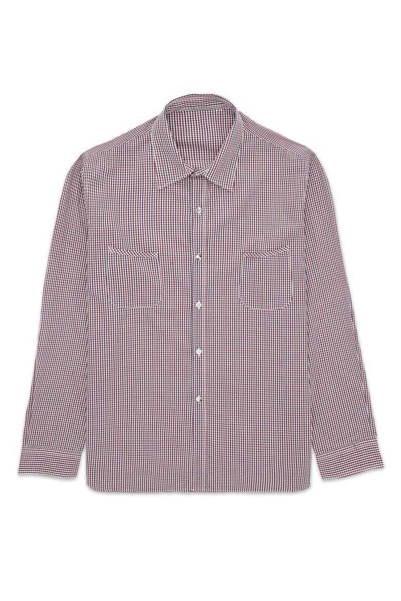 Liam Cotton Chest Pocket Shirt, Main, color, RED