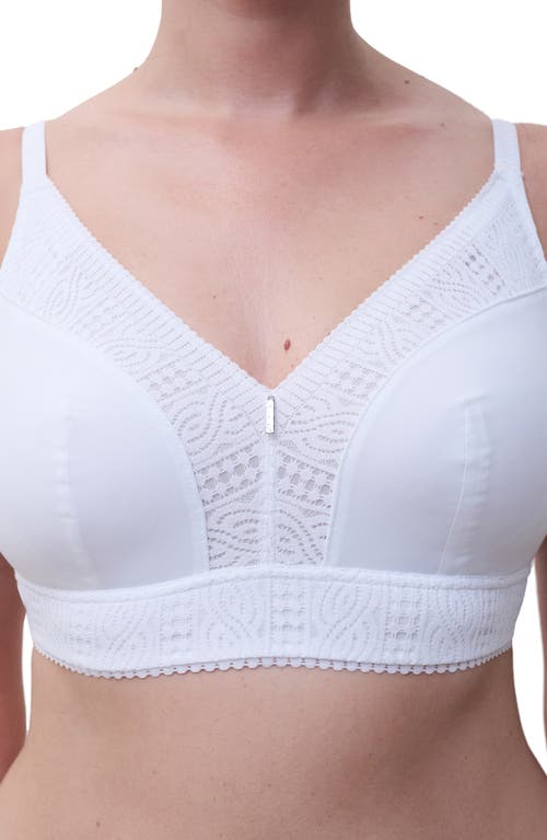 Chantelle Lingerie Easy Support Wireless Bra In White