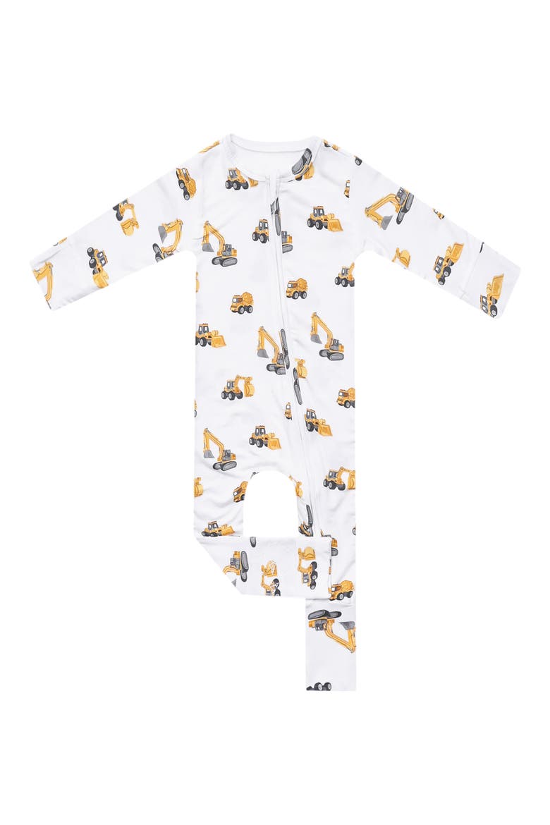 Dozer Convertible Zip Footie, Alternate, color, DOZER