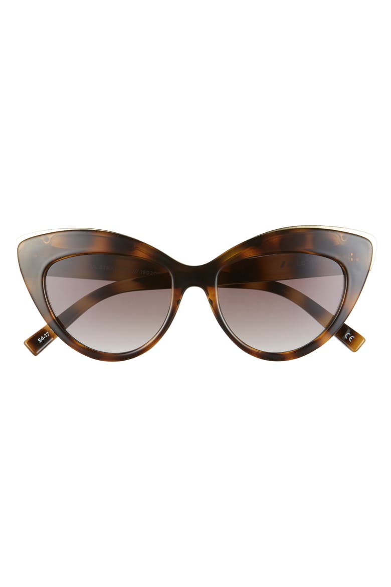Beautiful Stranger 54mm Polarized Cat Eye Sunglasses, Alternate, color, TORTOISE