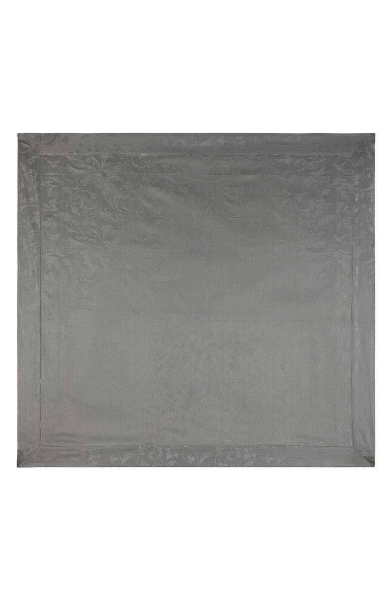 FRENCH HOME Linen 68" x 120" Renaissance Tablecloth - Dark Grey, Main, color, 