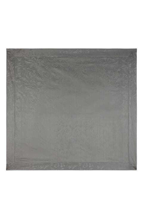 Linen 68" x 120" Renaissance Tablecloth - Dark Grey