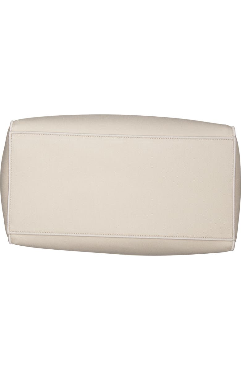 TOM FORD Medium Audrey Canvas Tote, Alternate, color, Ecru/ Black