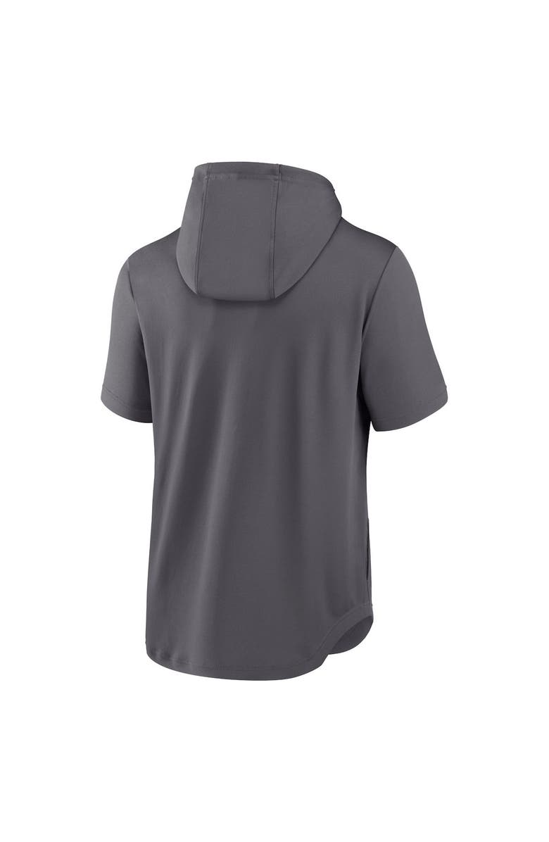 Nike Men's Nike Charcoal Washington Nationals City Connect Short Sleeve Pullover Hoodie, Alternate, color,