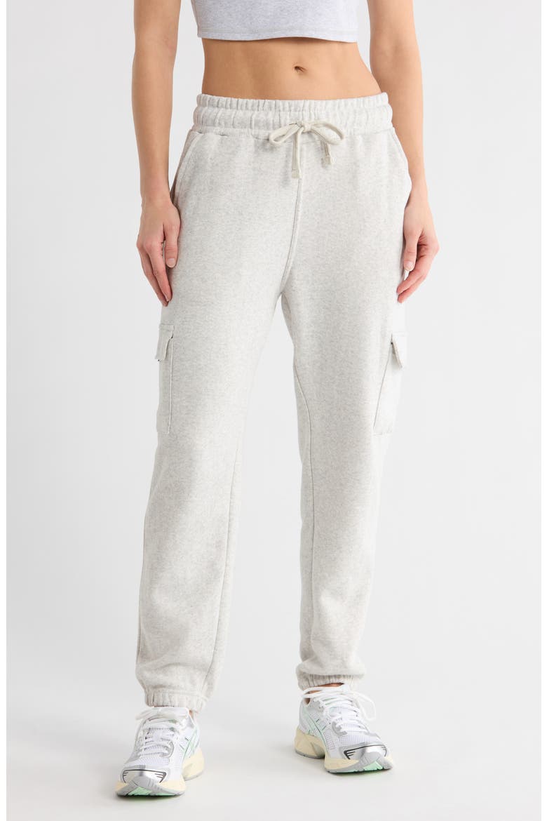 Comfort Stretch Cargo Joggers, Main, color, HEATHER NATURAL