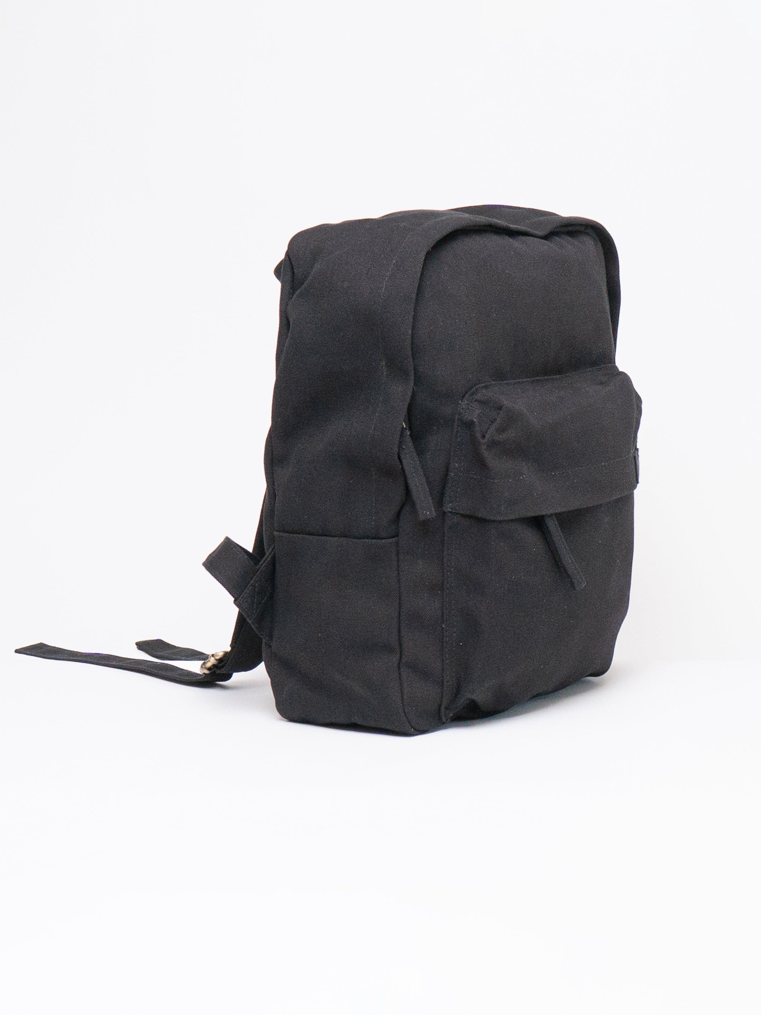 Terra Thread Organic Cotton Mini Backpack, Alternate, color, Ivory Black