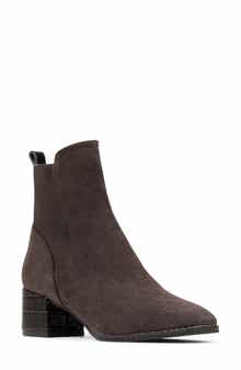 Donald Pliner Contrast Block Heel Boot