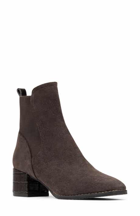 Donald Pliner Contrast Block Heel Boot
