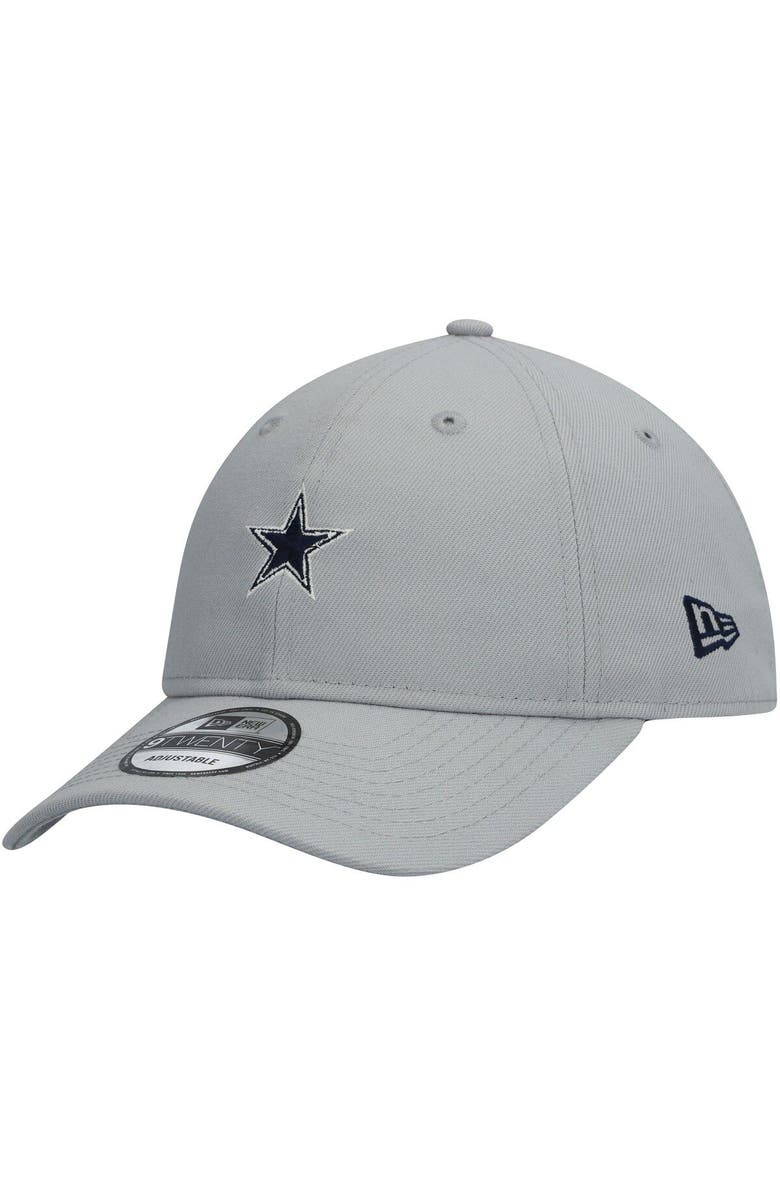 New Era Men's New Era Gray Dallas Cowboys 9TWENTY Adjustable Hat, Main, color, Gray