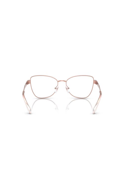 Michael Kors 56mm Butterfly Optical Glasses In Pink