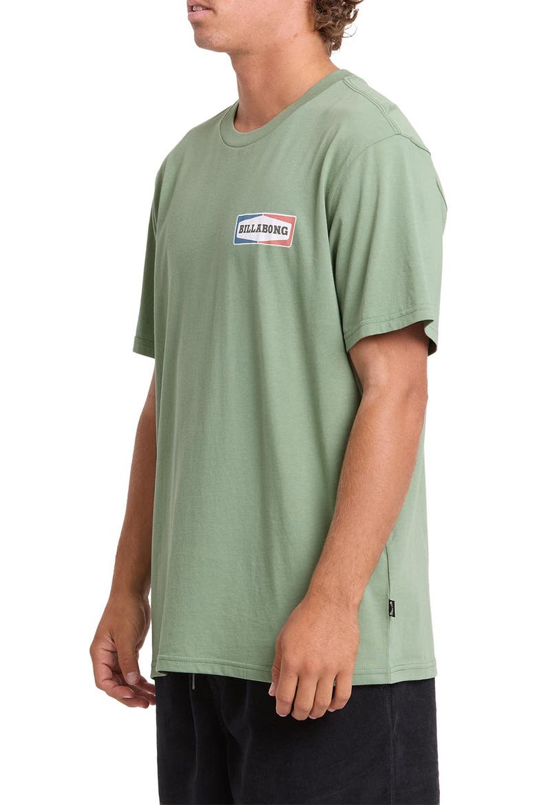 Walled Premium Graphic T-Shirt, Alternate, color, HEDGE GREEN