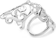 Lucy Quartermaine Elements Armour Statement Ring in 925 Sterling Silver