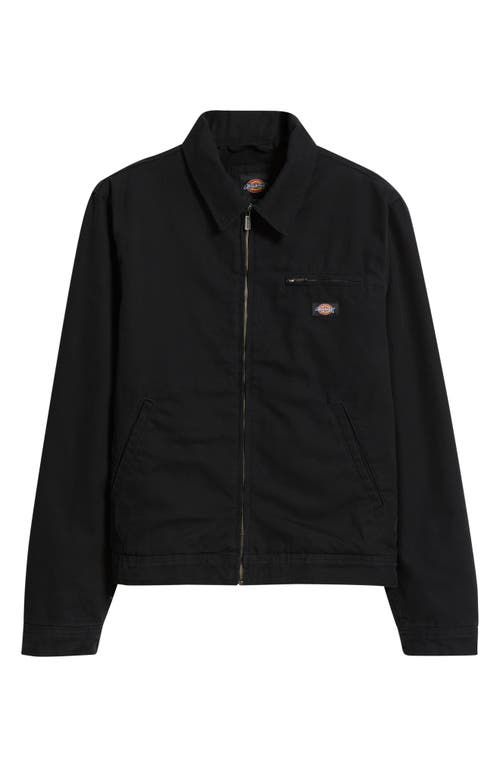 Dickies Insulated Cotton Canvas Painter Jacket In Black
