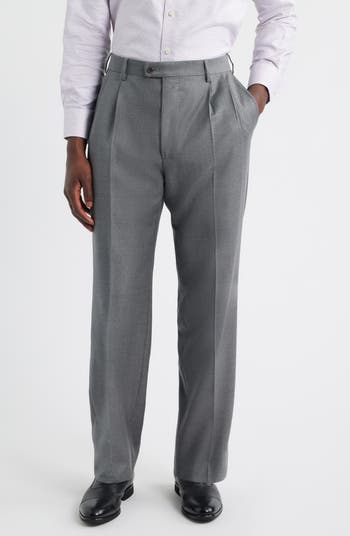 Zanella Bennett Straight Leg Pleated Dress Pants | Nordstrom