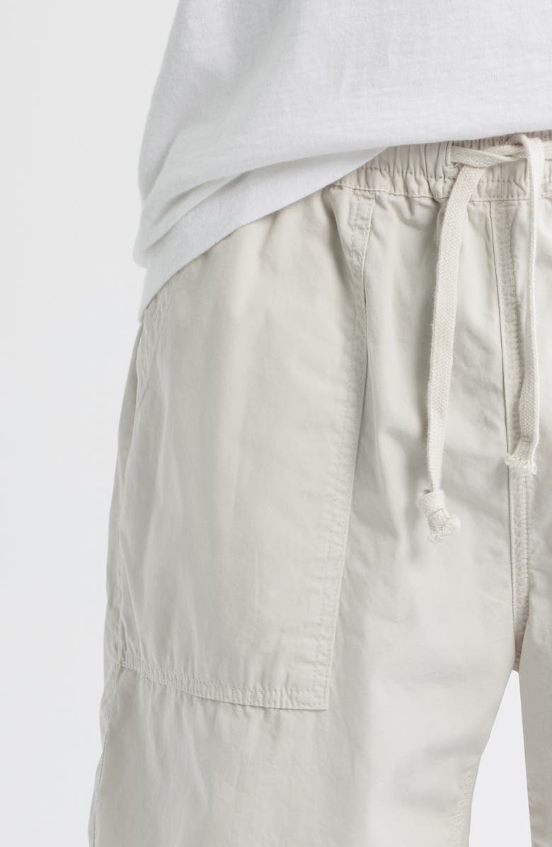 Service Works Organic Cotton Poplin Drawstring Chef Shorts, Alternate, color, Salt