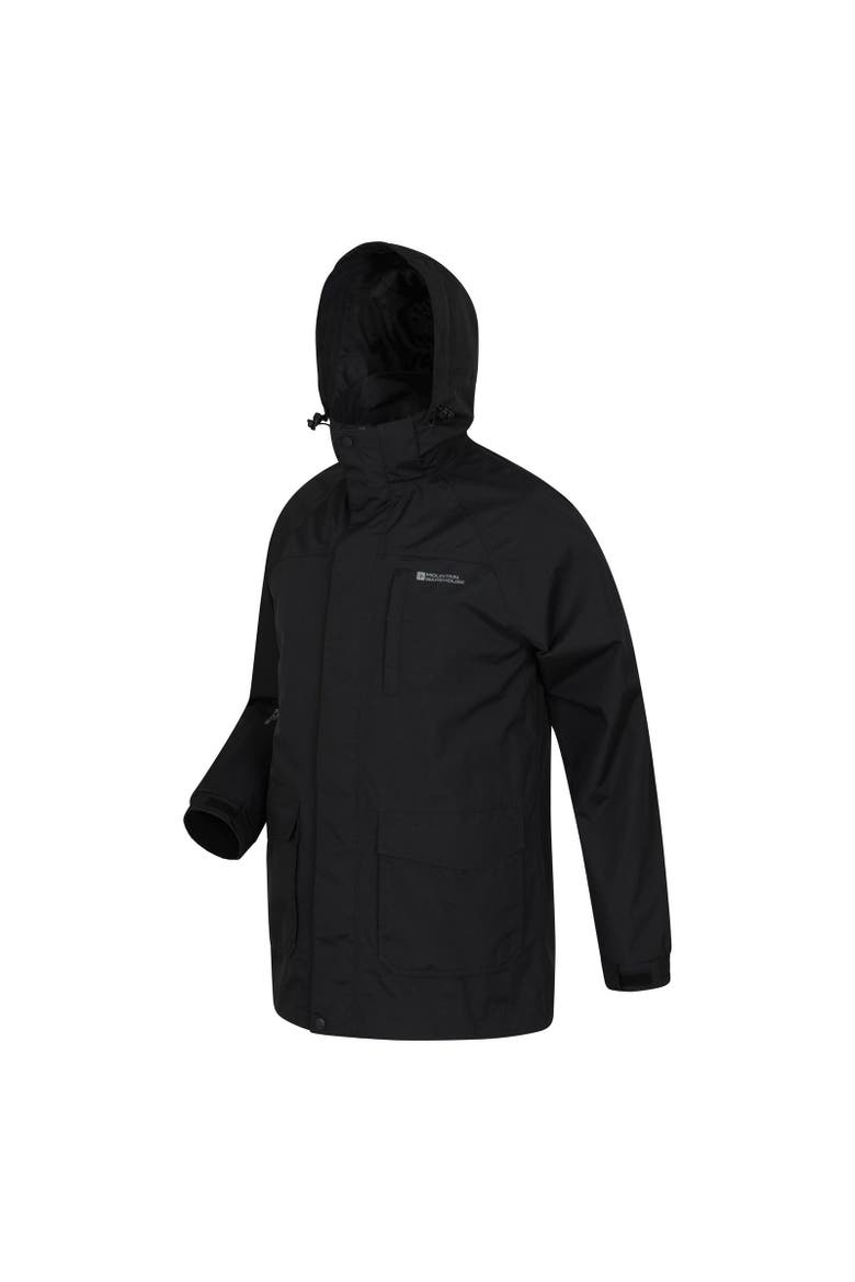 Glacier II Long Waterproof Jacket, Alternate, color, Black