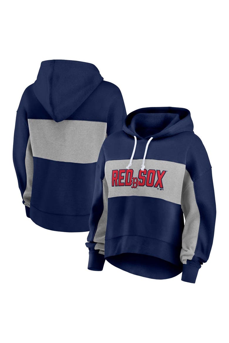 Women's Profile Navy Boston Red Sox Plus Size Pullover Hoodie, Alternate, color, Navy