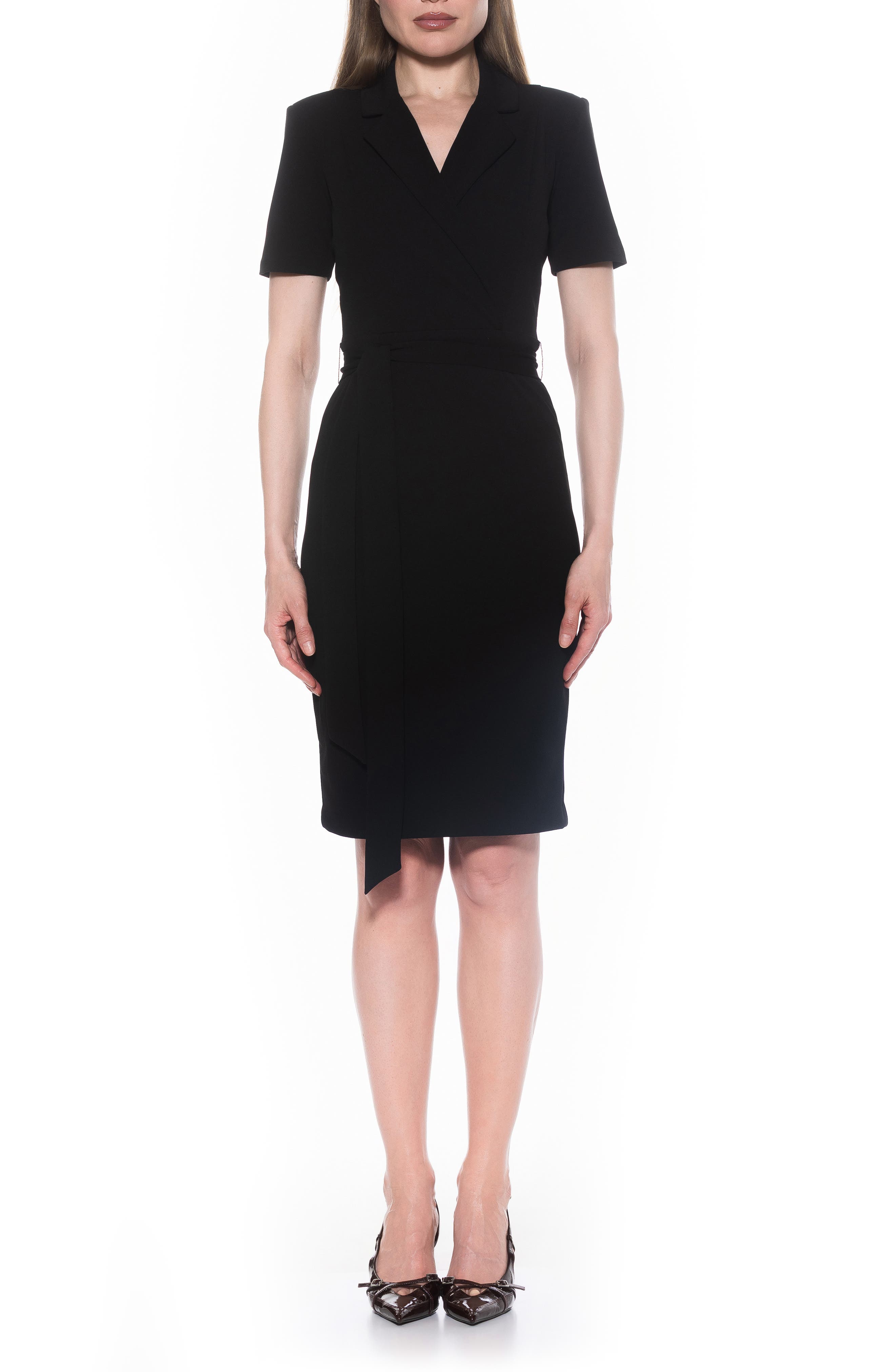 Alexia Admor Lynne Belted Sheath Dress