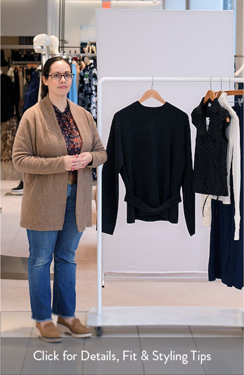 Alter Belt Detail Merino Wool Sweater, sales video thumbnail