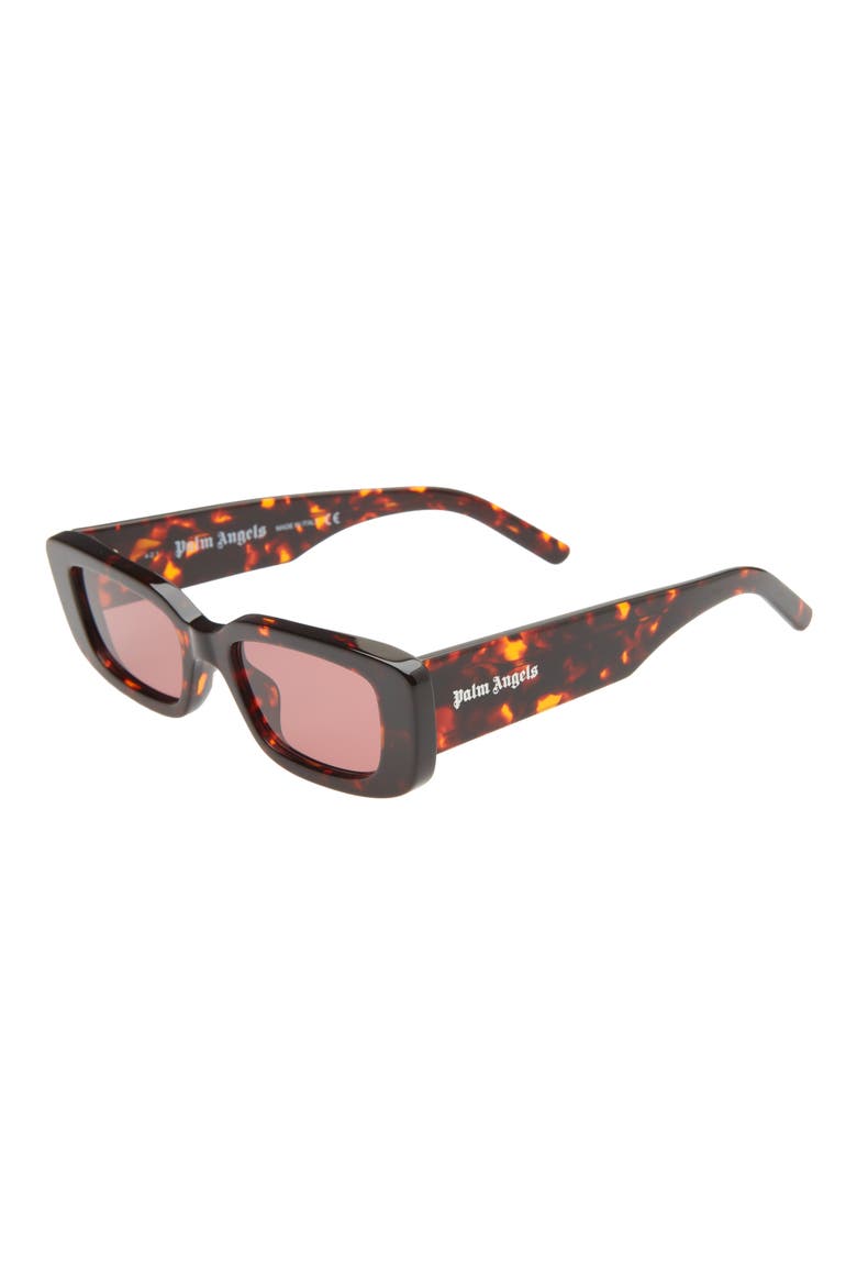 Giorgina 51mm Rectangle Sunglasses, Alternate, color, DARK HAVANA