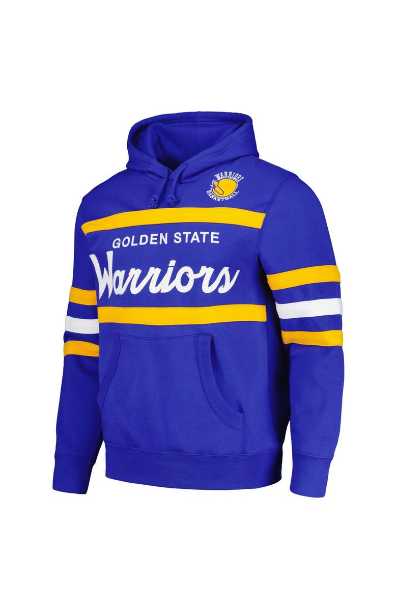 Mitchell & Ness Men's Mitchell & Ness Royal Golden State Warriors Head Coach Pullover Hoodie, Alternate, color, Royal