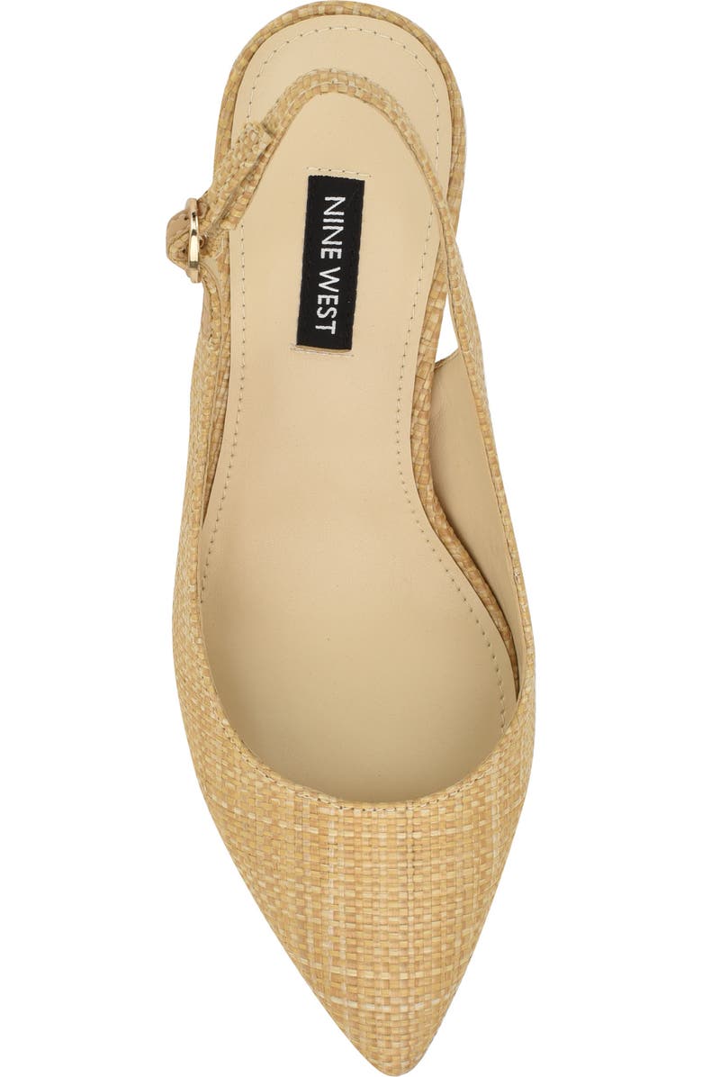 Nine West Kamsee Slingback Pointed Toe Pump, Alternate, color,