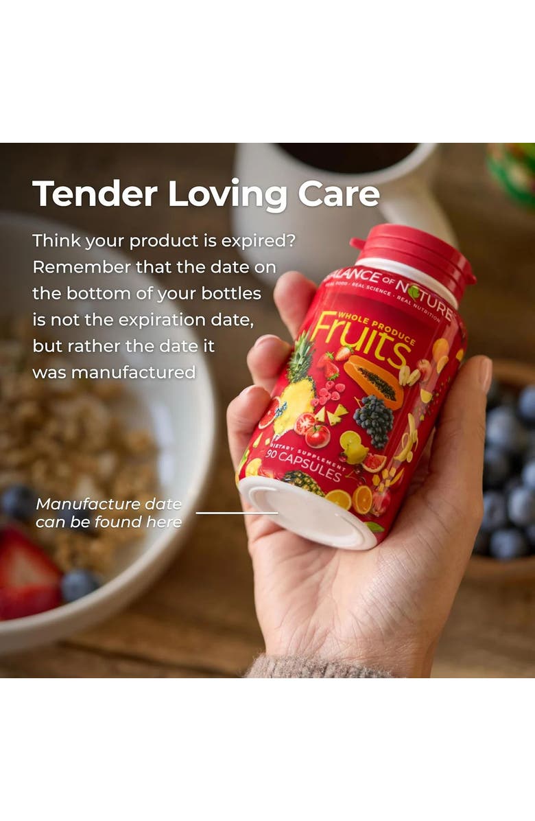 Balance of Nature Whole Fruit Blend Dietary Supplement Capsules, Alternate, color, NO COLOR