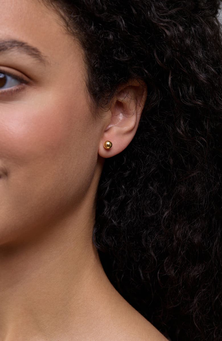 Bony Levy 14K Yellow Gold Ball Stud Earrings, Alternate, color, 14K Yellow Gold