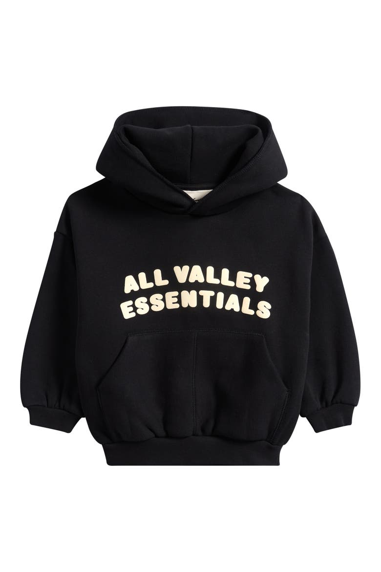 Kids' Graphic '90s Cotton Blend Hoodie, Main, color, VINTAGE BLACK