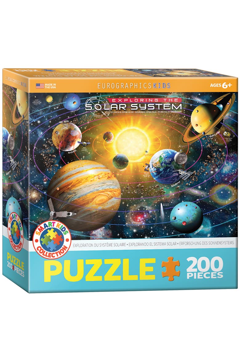 Exploring the Solar System Puzzle, 200 Pieces, Main, color, Multicolored