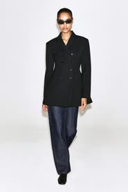 COS Double-Breasted Peplum Blazer