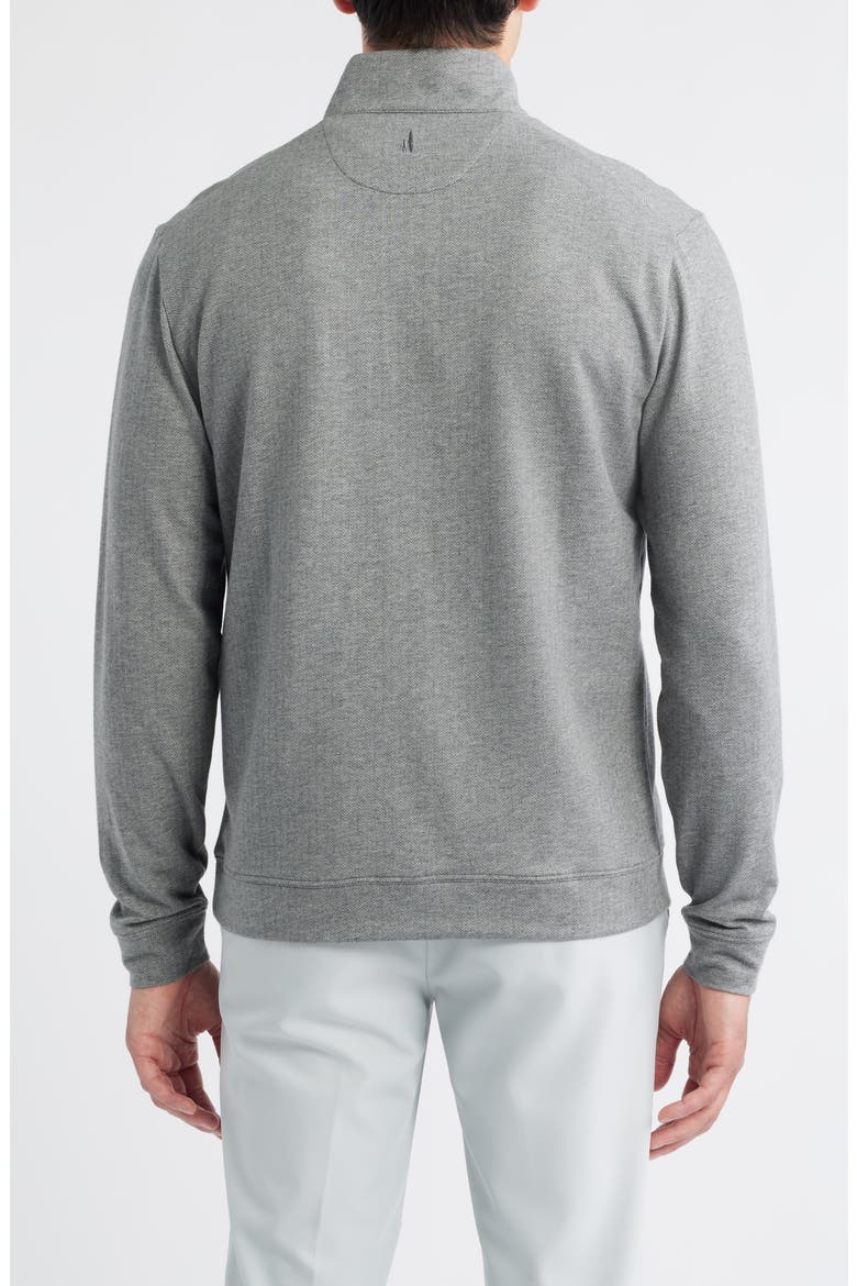 Rubin Herringbone Quarter Zip, Alternate, color, CHARCOAL