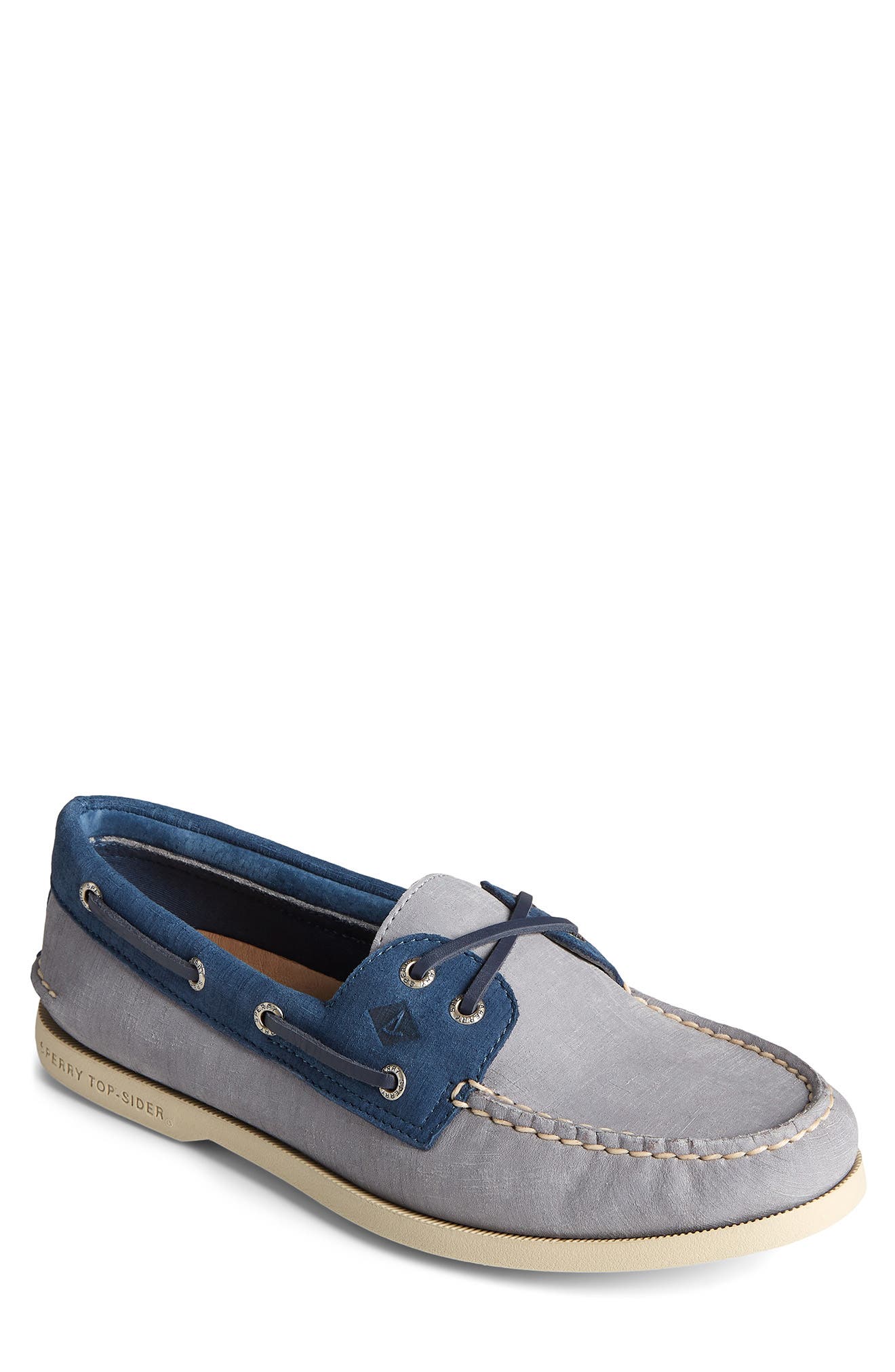 Sperry TOP-SIDER 2-Eye Plushwave Checkmate Mocassin, Main, color, 